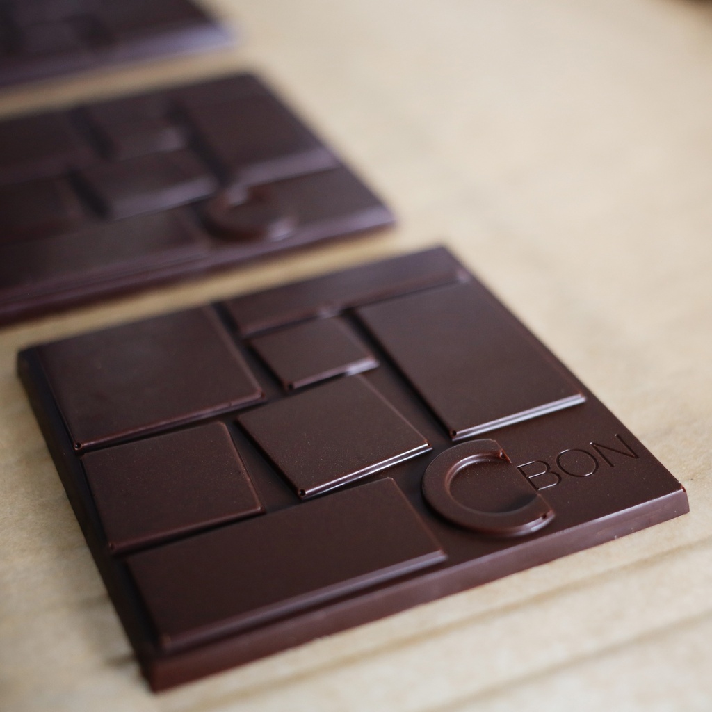 Tablette de chocolat noir 80% (9 x 9 cm) -  Carrément Bon