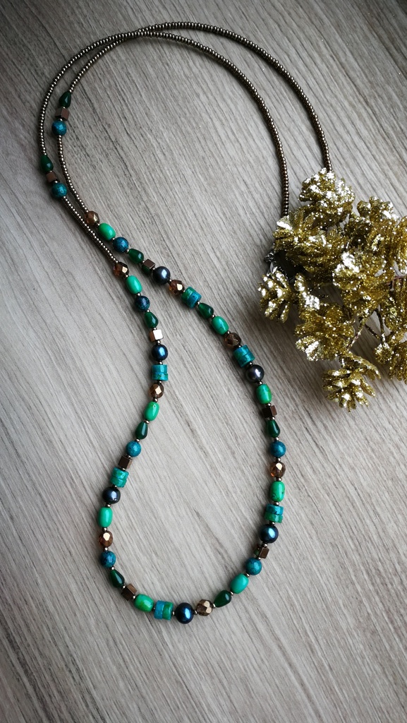 Collier Chloé (vert canard)