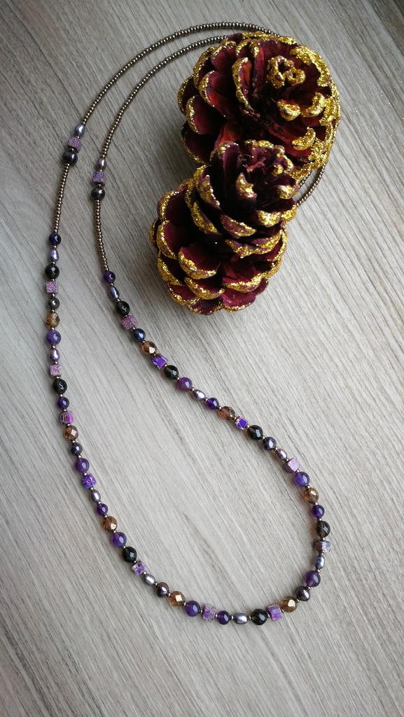 Collier Chloé (mauve)