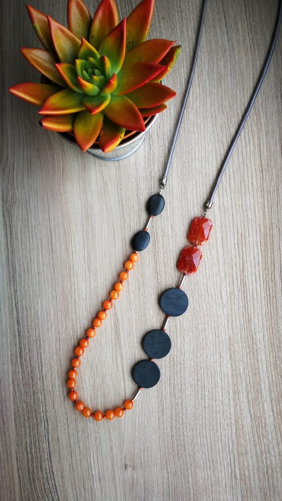 Collier Clara (orange)