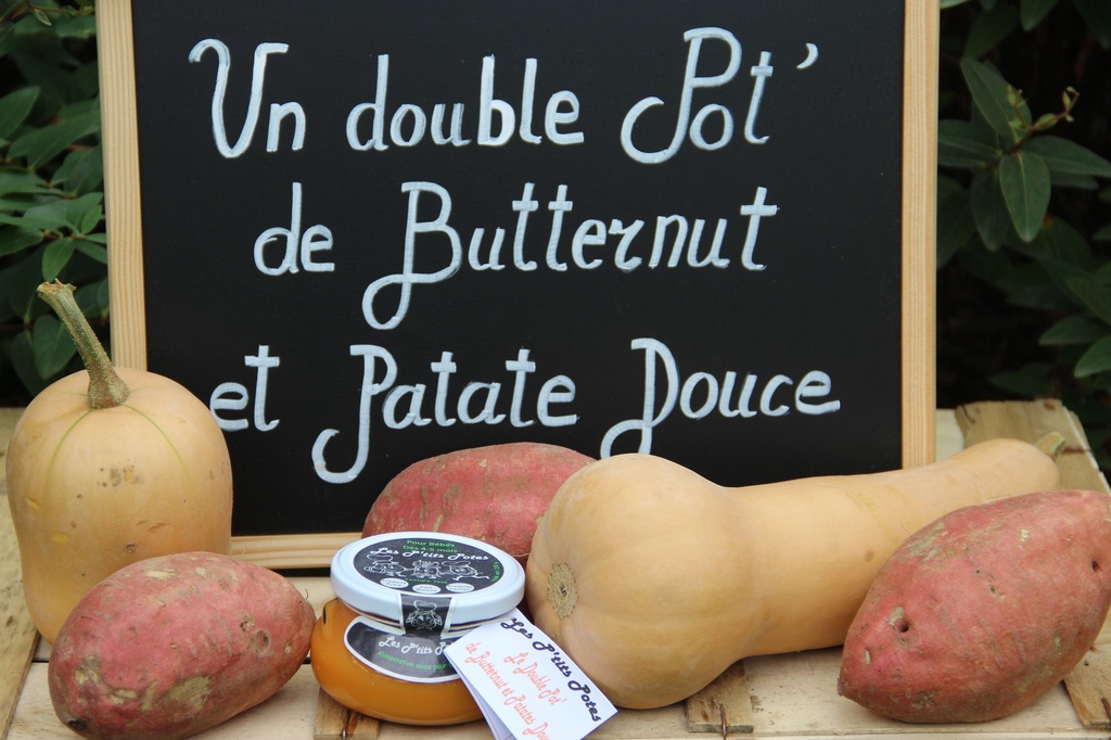 P'tits Potes pour bébés et enfants de butternut et patates douces