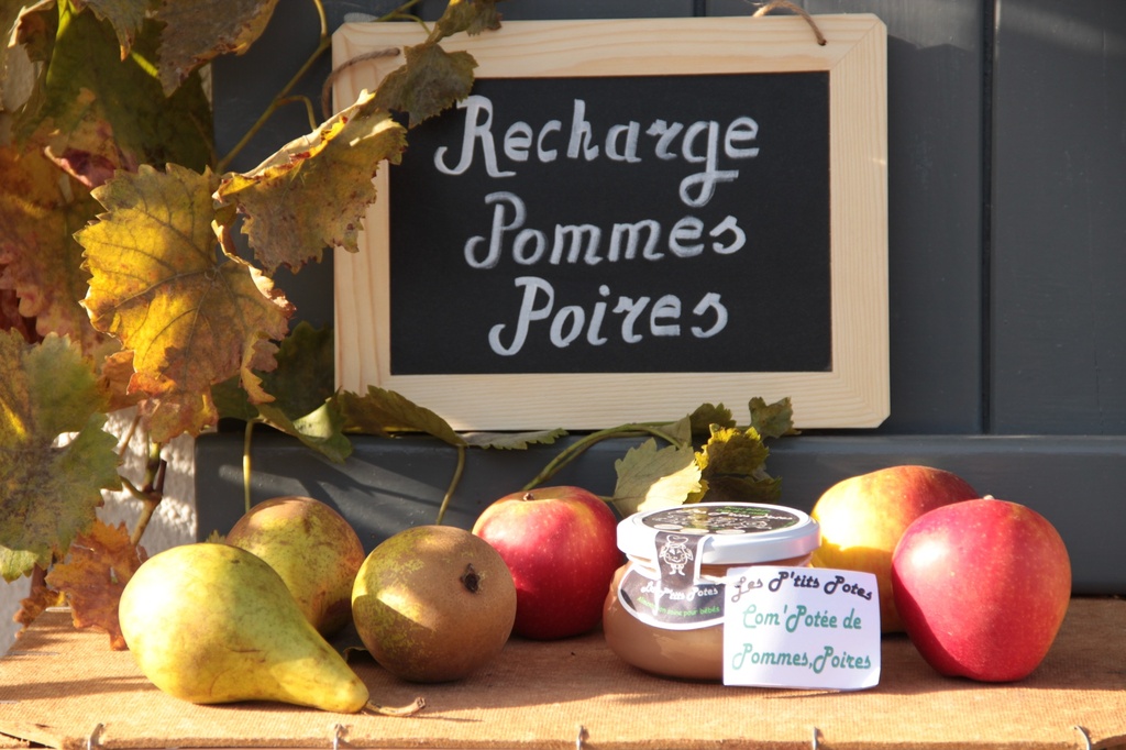 Recharge pour gourde réutilisable de pommes et poires