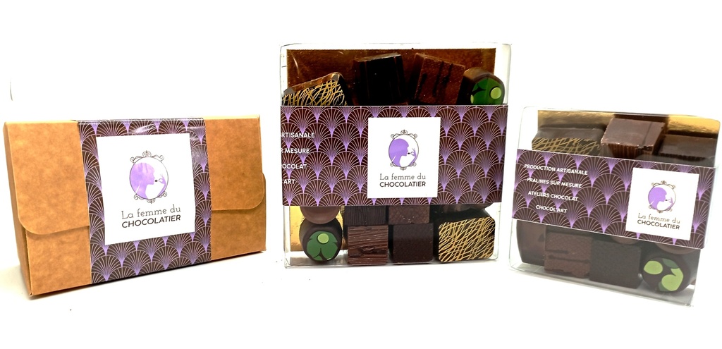 Pralines (Coffret cadeau 185gr.) - La femme du chocolatier