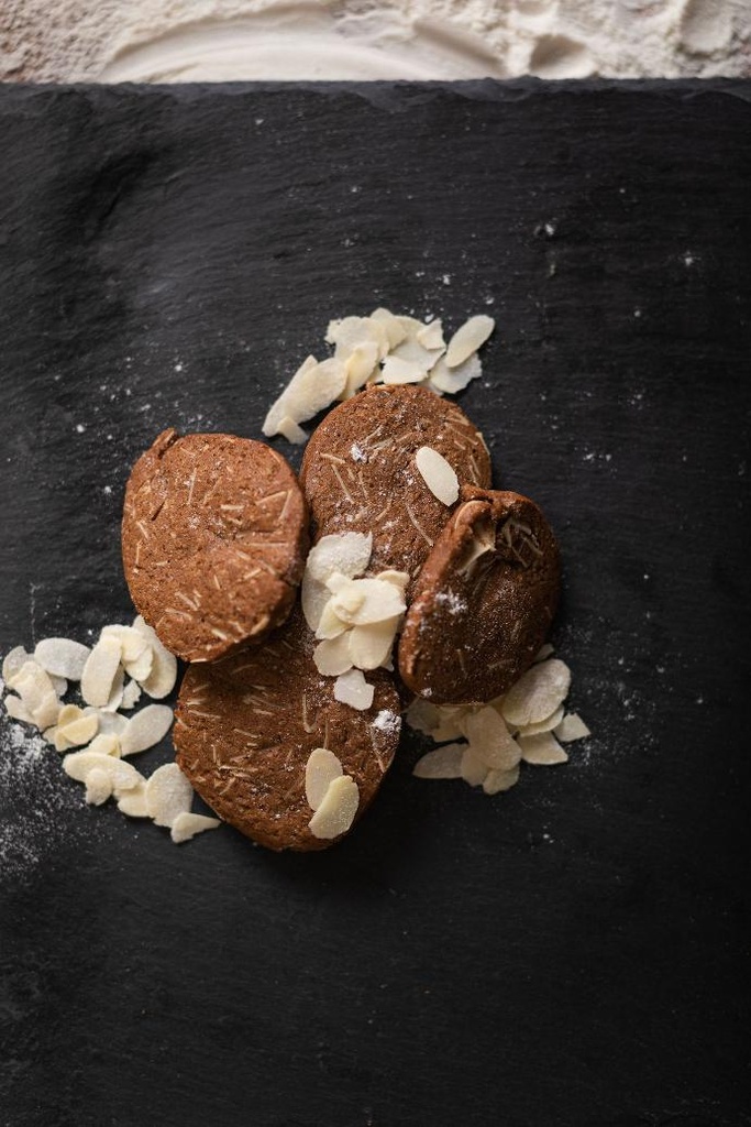 Biscuit spéculoos aux amandes effilées (sachet de 100gr.) - Kedubon