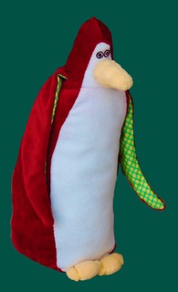 [DoNa] Pourpoint le pingouin pourpre - Doudous de Nanou