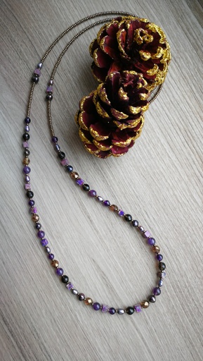 [LBDS] Collier Chloé (mauve)