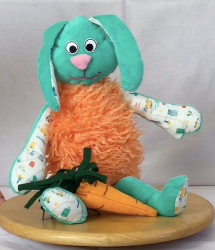 Ribote, amateur de carottes - Doudous de Nanou